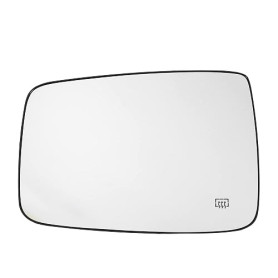 A ABSOPRO Rétroviseur Chauffant Verre Pour Dodge Pour Ram 1500 09-18 1pc | Couleur: Noir, Matériau: ABS, Position: Côté Gauche,