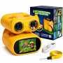 Microscope numérique 2 en 1 pour Enfants et Jumelles pour Enfants, Microscope de Poche IPS HD 2,0", télescope grossissant 10x av