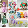 LIHAO 12 Pelotes de Laine à Tricoter, Fil à Crocheter 100% Acrylique Douce, Kit de Laine Multicolore pour Amigurumi, DIY Loisirs