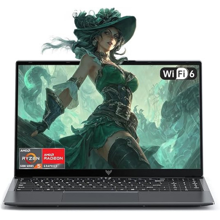 ACEMAGIC 2026 Ordinateur Portable Ryzen 5 7430U (6 Core 4,3GHz) 16 Go RAM DDR4*2, M.2 SSD 512 Go PC Portable 15,6 Pouces 1080 FH