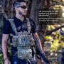 VOTAGOO Protège-poitrine tactique Paintball Chest Rig