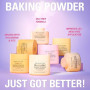 Revolution Loose Baking Powder – Poudre fixatrice de maquillage, fini lumineux, absorbe les brillances et l’excès de sébum, vega