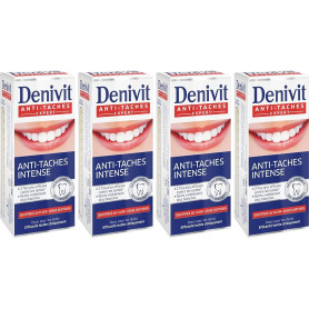 Denivit - Dentifrice - Anti Taches Intense - Tube 50 ml - Lot de 4