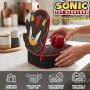 Sonic the Hedgehog 3D Sac Isotherme Repas et Gourde Enfant Set, Shadow Lunch Bag Isotherme avec Fermeture Éclair et Sans BPA Gou