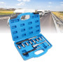 CCLIFE Kit de 10 pièces Fraises d'Étanchéité pour Injecteurs Diesel, Fraiseuse pour Moteurs CDI avec Poignée en T et Mandrin Hex