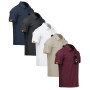 ZITY Pack de 5 Polos Hommes Manches Courtes Séchage Rapide Respirant T-Shirt Hommes Polo d'été Sport Shirt Regular Fit Polo de G