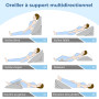 INFANZIA Coussin incliné pour lit, Coussins en Coin Orthopédiques pour Lit - Apnée du Sommeil, Reflux Gastrique, soulèvement des