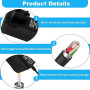 12V 3A Adaptateur Secteur Alimentation AC-DC 230V 240V 50/60Hz 36W Transformateur d'alimentation Universel pour Bandes LED, Camé