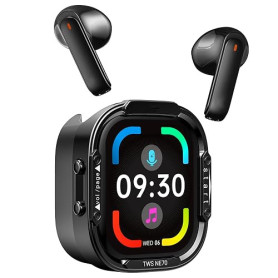 NE70 Ecouteurs Bluetooth sans fil avec Écran Tactile, AI Ecouteur Traducteur Instantané avec 165 Langues, 7 Modes de Traduction,