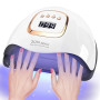 380W UV LED Nail Lamp,Sécheur de gel de vernis à ongles avec 81 perles, lampe UV pour ongles avec 4 réglages de minuterie, Séche