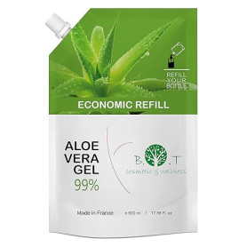 Gel d'Aloe Vera Pure 100% Naturel Cheveux Hydratant Visage Corps Après Rasage Après Soleil After Sun Massage Visage Creme hydrat