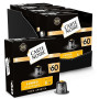CARTE NOIRE - Capsules de Café Espresso Lungo N°6 Compatibles Nespresso® - Café Arabica - Lot de 4 x 60 Capsules Aluminium - Fab