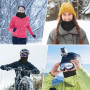 Tour de Cou Écharpe Hiver - Snood Cache Cou Col Polaire Tubulaire Foulard Chaud Coupe-Vent De Crochet De Laine Homme et Femme po