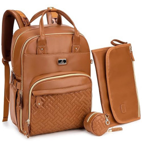 Dikaslon Sac a Langer Bebe, Sac à Langer à Dos Grande Capacité 18 Poches, Polysteer Déperlant, Tapis à Langer, Porte Tétine, San