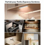 GOODEA Lampe de Placard LED Rechargeable 18cm Sans Fil,3 Pcs Réglette LED Lumiere Armoire Détecteur de Mouvement Pour Armoire à