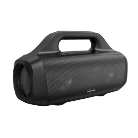 Soundcore par Anker Motion Boom Enceinte Bluetooth puissante | Drivers titane, IPX7, 24h, application, poignée, enceinte portabl