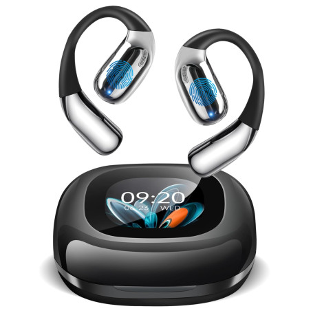 Psadhi Écouteurs de Traduction IA en Temps réel, 3-en-1 Bluetooth avec écran Tactile LCD, Compatible avec 164 Langues et Accents