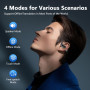 Psadhi Écouteurs de Traduction IA en Temps réel, 3-en-1 Bluetooth avec écran Tactile LCD, Compatible avec 164 Langues et Accents