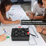 Gokelomg 0-9999 Ohm Simple Résistance Boîte Variable Décennie Résistance Instrument d'enseignement