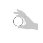 De Buyer - Cercle à tarte rond en inox perforé et bord roulé - 6 x 2 cm - Technologie AIR SYSTEM, Micro-Perforations pour Cuisso