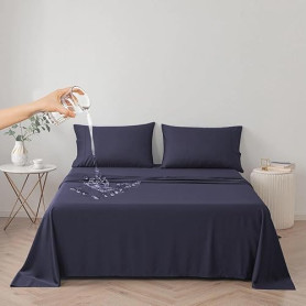 DUJUIKE Couvre-lit imperméable, Drap de lit imperméable, protège-Matelas, Housse de canapé pour Chien, Chat, Enfants, pour lit Q