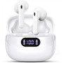 Écouteurs Bluetooth 5.3, Écouteur sans Fil avec 4 ENC Mic Casque Bluetooth Hi-FI Stéréo, 50 Heures Durée de Lecture, IP7 Etanche