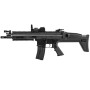 Airsoft-Pack Duo Fusil et Pistolet à Billes FN Scar électrique et FNS-9 à Ressort (0.5 Joule) + 500 Billes