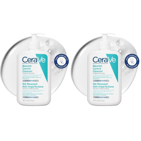 CeraVe - Gel Moussant Anti-Imperfections - Purifie la Peau en douceur et Réduit les Imperfections - Acide Salicylique, Argile Bl