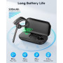 New Bee Casque Mains Libres V5.2 Oreillette Bluetooth Headset Casque d'affaires sans Fil avec Microphone avec Double Annulation