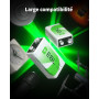 EBL 4PCS Piles Rechargeables 9V 6F22, Piles 9V NiMH 280mAh | Longue Durée de Vie, Idéal pour Les Multimesureurs, Détecteur de