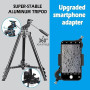 CELTICBIRD Télescope 80 mm, Ouverture 600 mm pour Adultes débutants en Astronomie – Télescope réfracteur astronomique Portable e