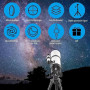 CELTICBIRD Télescope 80 mm, Ouverture 600 mm pour Adultes débutants en Astronomie – Télescope réfracteur astronomique Portable e