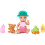 Barbie Skipper Babysitters Inc. Coffret avec poupée brune | Poupée bébé blonde, poussette avec siège auto amovible et 7 accessoi