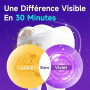 Bande Blanchiment Dentaire Violet, Bandes Blanchissantes pour Dents: 14 Bandes Violettes 7 Paires, Résultat Rapide, Élimine Tach