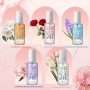 immetee Huile de parfum pour cheveux, Vaporisateur de parfum floral pour cheveux, longue durée, Huile capillaire Hydratation des