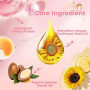 immetee Huile de parfum pour cheveux, Vaporisateur de parfum floral pour cheveux, longue durée, Huile capillaire Hydratation des