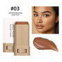 Fond de teint en stick, teinte de la peau boostée par le sérum - Cache-cernes hydratant à couverture totale avec baume de beauté