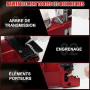 Risegun Machine à coudre électrique pour sacs, Sac D'emballage Électrique Couture Closer Stitcher avec 2 batteries 1300 mAh pour