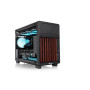 Thermaltake TR200 WS | Boîtier Micro ATX Panneau Avant en Bois | USB 3.2 Gen 2 Type-C et 2 x USB 3.0 | Ventilateur arrière 120 m
