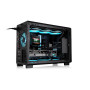 Thermaltake TR200 WS | Boîtier Micro ATX Panneau Avant en Bois | USB 3.2 Gen 2 Type-C et 2 x USB 3.0 | Ventilateur arrière 120 m