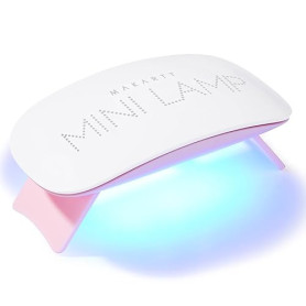 Makartt Mini Lampe LED pour Ongles Gel USB 6W | Blanc-Rose, Lampe UV/LED Pro, 60s Minuterie, 50% plus Rapide, 6W, Idéal Maison &