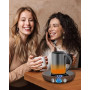 Chauffe Tasse à Café,MQFORU Chauffe-Bougies Intelligent,Chauffe-Tasses avec 3 Niveaux de température,2-12H Minuterie Chauffe-Bou