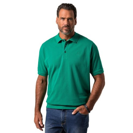 JP 1880 Jusqu'au 8XL - Polo À Imprimé Poitrine Jp1880. Ventre Confort, Maille Piquée. Chandail Homme (Lot de 1)