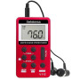 Retekess V112 Mini Radio Portable, Pocket Radio (Rouge) | Choix Idéal Pour Extérieur, Camping, Voyage, Batterie Rechargeable, Mi