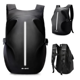 HYC00 Sacs à Dos de Moto pour Homme Femme, Sac à Dos Moto étanche,Accessoires de Motos,Réfléchissantes Sac de Casque de Moto,Gra
