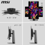 MSI MAG 274QP QD-OLED X24 Écran Gaming 26.5” WQHD | Dalle QD-OLED 2560x1440, 240 Hz, 0,03ms, compatible VESA, HDMI, DisplayPort,