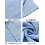 COOFANDY Chemise Homme Manches Courtes Été Loisirs Chemises Hommes Légère Plage Regular Fit Chemise avec Poche Poitrine | Chemis