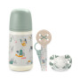 Suavinex, Coffret Cadeau Nouveau-Né SX Pro, pour Bébés 0-6 Mois. Contient un Biberon Débit Moyen (M) 270 ml + Sucette SX Pro en 