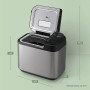 Panasonic SD-YR2550SXE Machine à Pain Auto, Distributeurs de Raisins Secs, de Noix et de Levure, 31 Programmes Auto, Double Capt