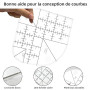 Règle de Couture à Angle Courbé, Règle de Couture à Angle Arrondi - Accessoire de Couture Adapté pour Articles de Couture, Maiso